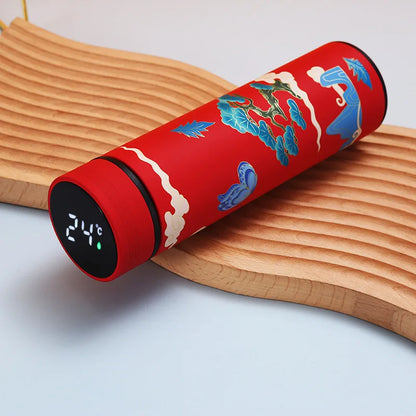 Bouteille Isotherme Intelligente – Style Chinois